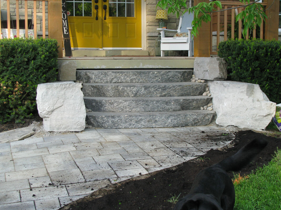 Granite Steps, Interlock, Armour Stone, River Rock