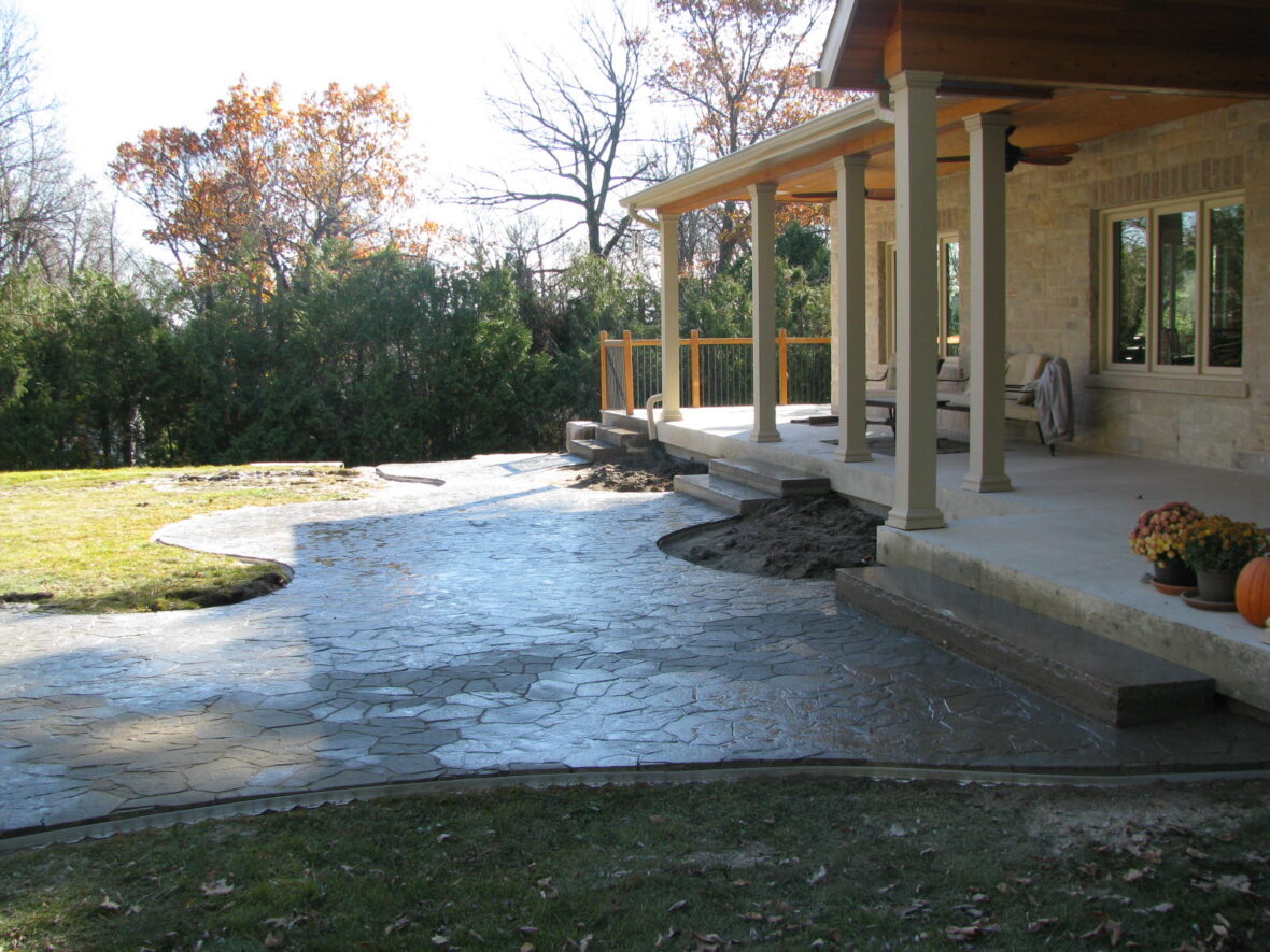 Stamped Concrete, Concrete Steps