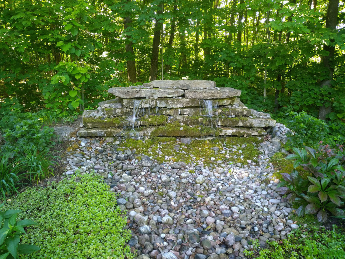 Waterfall, River Rock